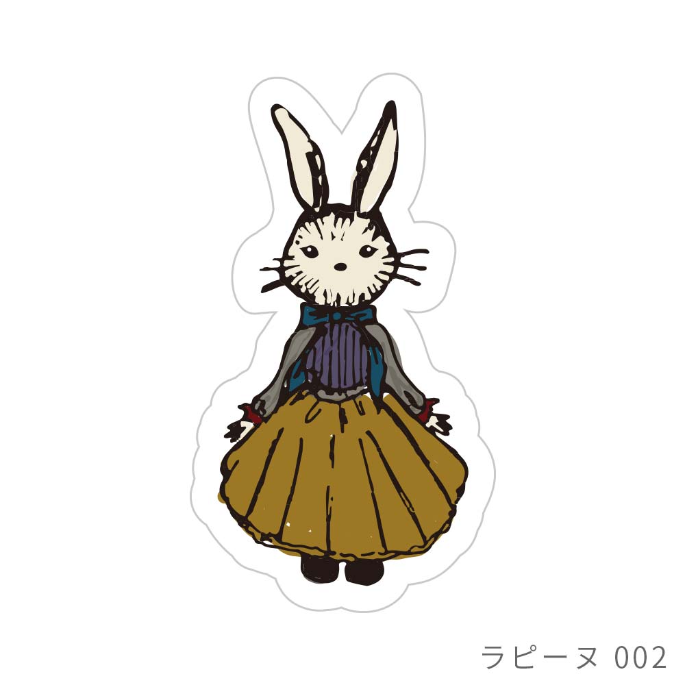 ステッカー lapine ラピーヌ 002 ポスト便送料300円